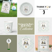 Golfschwingen am Geburtstag dank Karte