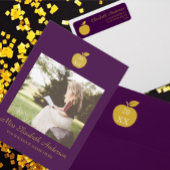 Teacher Apple Graduation Tasche