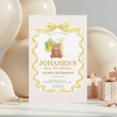 Beary Erster Geburtstag Runder Aufkleber