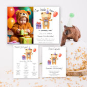 Kleiner Bär Erster Geburtstag Meilenstein Geburtst Poster