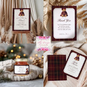 Teddy Bear Baby Shower Thank You Card Dankeskarte