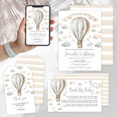 Adventure Teddy Baby Dusche Klappendusche Danke