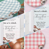 Teddy Bear Peekaboo Geburtstagsjunge Button