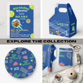 Cheerful Tennis Birthday Game Set For Kids Pappbecher