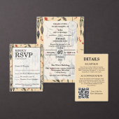 Lantern Sage Green Boho Design Wedding Begleitkarte (Personalisiere diese Kollektion eines unabhängigen Creators.)