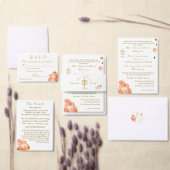 Terracotta Rose Katholische Hochzeit Programm (Personalisiere diese Kollektion eines unabhängigen Creators.)