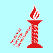 Vielen Dank, Mama und Vater für Ihre Unterstützung Serviette