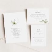 Hochzeitsprogramm für moderne Grünpflanzen Programm