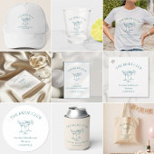 Benutzerdefinierter Cocktail-Social-Club für Jungg Geschenkanhänger