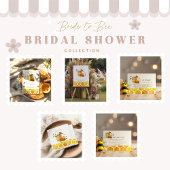 Die Braut zu Bienenwabendusche Einladung