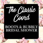 Boots & Bubbly Bridal Shower Kaffeetasse