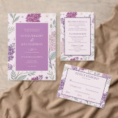 Soft Pink and Purple Lilac Floral Pattern   Decke (Personalisiere diese Kollektion eines unabhängigen Creators.)