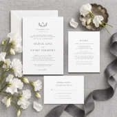 Olivia Christliche Hochzeitsmonogramm Save-the-Dat Save The Date