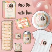 30. Kokett Thriving Boho Pink Foto Einladung