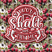 Du sollst mich nicht lustig machen Stern-Aufkleber