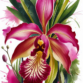 Tiger Lily Elegant Floral Save The Date