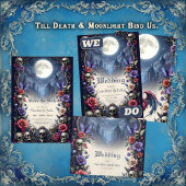 Till Death & Moonlight Bind Us.  RSVP Karte