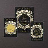 Gotische Hochzeitsfeier-Tischnummer (Personalisiere diese Kollektion eines unabhängigen Creators.)