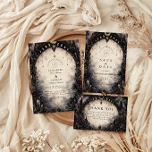 Zeitloser gotischer himmlischer Hochzeit Save The Date