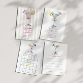 Ein bisschen älterer Martini Geburtstagsfeier Geschenkanhänger