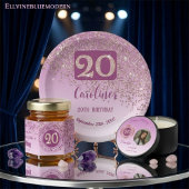 20 Rose Gold Glitzer & Drink Angebot Flachmann