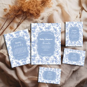 Toile De Jouy Woodland Babydusche Pappteller