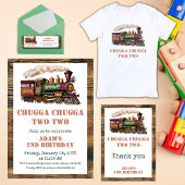 Zug Zweite 2. Geburtstag Party Chugga Chugga Zwei