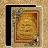 Gothic - Steampunk Engagement Party Einladung