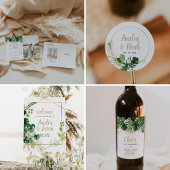 Beach Wedding Calendar Save the Date Foto Postkarte