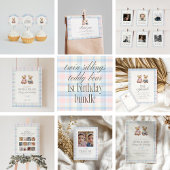 Twins Beary First Time Capsule Card Einladung