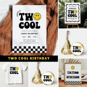 Two Cool Mama Matching Birthday Tee for Mom