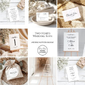 Zwei Herzen Elegantes Skript Hochzeit Begrüßungsze Acrylschild