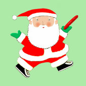 Ultimate Frisbee Christmas Satinband