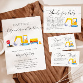 Bau Baby Dusche Gefallen Runder Aufkleber