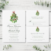 Unter den Weihnachtsgastinformationen Begleitkarte (Personalisiere diese Kollektion eines unabhängigen Creators.)