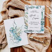 Wasserfarbe unter den Untersetzer des Korallenriff