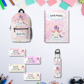 Niedliches Pastel Unicorn School Notebook für Mädc Notizblock
