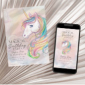 Unicorner Geburtstagsmädchen Button