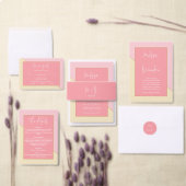 Moderne pastellfarbene Pastellfarben Gold & Script (Personalisiere diese Kollektion eines unabhängigen Creators.)