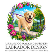 Hundetrainer-Feedback-Berichtsformular Labrador Post-it Klebezettel