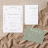 sage green  begleitkarte (Personalisiere diese Kollektion eines unabhängigen Creators.)