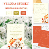 Verona Sunset Wedding Program Programm