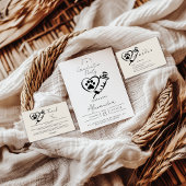 Veterinary Medicine Paw Graduation Party Dankeskarte