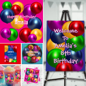 Personalisiertes Birthday Balloon Wrapping Paper Geschenkpapier