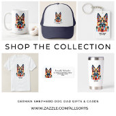 German Shepherd Dog Dad Established Date Kaffeetasse