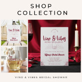 Vino & Vibes Brautparty Pappbecher
