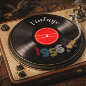 Vintage 1956 70th Birthday Retro Vinyl Photo Banner