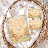 Vintage Baseball Baby Shower Einladung