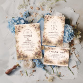 Vintage-Beeren-Botanical-Hochzeit Save The Date