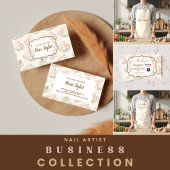 Vintage Botanical Hair Stylist Schürze